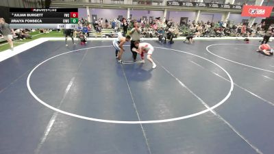 Junior Boys - 215 lbs Cons. Round 2 - Jiraiya Fonseca, Central Iowa Wrestling Club /Team Intensity vs Julian Burgett, Fishers Wrestling Club