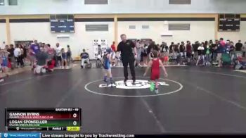 49 lbs Round 3 - Gannon Byrns, Maurer Coughlin Wrestling Club vs Logan Sponseller, Falcon Wrestling Club