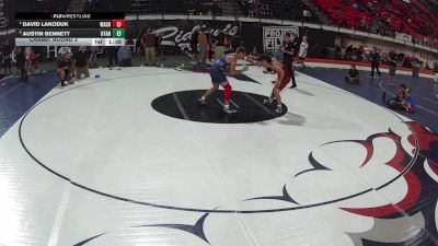 155 lbs Champ. Round 3 - David Lakoduk, Washington vs Austin Bennett, Utah