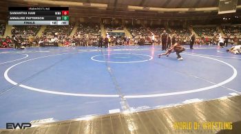 55 lbs Final - Samantha Ham, Nebraska Wrestling Academy vs Annalise Patterson, Steel City Reloaded