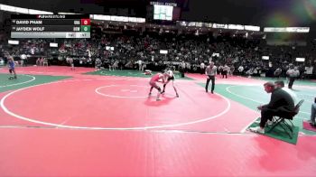 120 lbs Cons. Round 2 - Jayden Wolf, OCW1 vs David Pham, Unattached