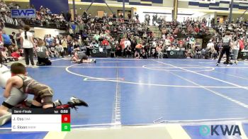 43 lbs Semifinal - Jensen Oss, Oklahoma Wrestling Academy vs Caden Sloan, Morrison Takedown Club