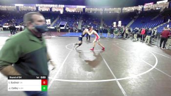 195 lbs Round Of 64 - Isaac Sydnor, Catholic Memorial vs Justin Colby, Hollis Brookline