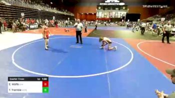 102 lbs Quarterfinal - Ethan Wolfe, San Luis Valley WC vs Tristen Tromble, Natrona County Mustangs