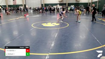113 lbs Cons. Round 1 - Kash Schiltz, Next Level Training Academy vs Jonny Kohout, Milford Club Wrestling