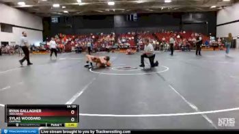 3A 120 lbs Quarterfinal - Sylas Woodard, Chapman vs Ryan Gallagher, Waccamaw