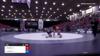 79 kg Round Of 16 - Casey Randles, Viking Wrestling Club (IA) vs Vincenzo Joseph, California Regional Training Center (CA RTC) / TMWC