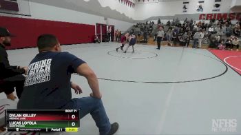 115 lbs Quarterfinal - Dylan Kelley, Medical Lake vs Lucas Loyola, Northwood