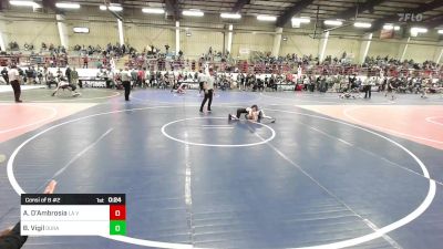 62 lbs Consi Of 8 #2 - Anthony D'Ambrosia, La Veta vs Brandon Vigil, Duran Elite