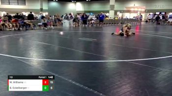 113 lbs Round 4 (6 Team) - Blake Eckelbarger, Columbus St. Francis DeSales vs Maddox Williams, Sunbear Wrestling