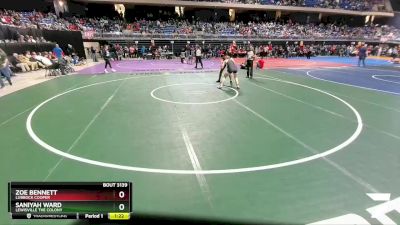 5A 132 lbs Quarterfinal - Zoe Bennett, Lubbock Cooper vs Saniyah Ward, Lewisville The Colony