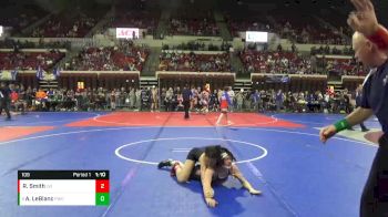 109 lbs Semifinal - Allison LeBlanc, Powell Wrestling Club vs Raenah Smith, Lionheart Wrestling