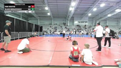 75 lbs Rr Rnd 3 - Finn Beattie, Indiana Outlaws Green vs Blake Bernatowicz, Ragin Raisins Fredonia ES