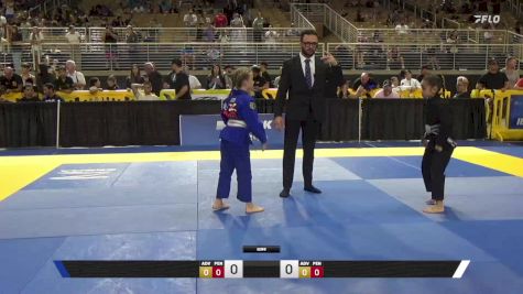 Gia Skye Nguyen vs Savannah Grace Henderson 2025 Pan Kids Jiu-Jitsu IBJJF Championship