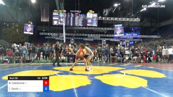 138 lbs Rnd Of 128 - Nicholas Calderone, New York vs Triston Davis, Montana