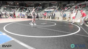 96 lbs Consi Of 8 #2 - Isaac Ross, Fort Gibson Youth Wrestling vs Landon Schulte, Purler Wrestling