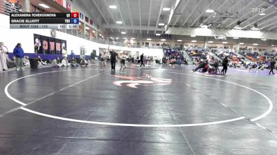 110 lbs Cons. Round 5 - Alexandra Tchekounova, Quincy vs Gracie Elliott, Texas Wesleyan