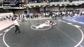 120 lbs Champ. Round 2 - Bianca Arredondo, Unattached vs Alauni Muex, Unattached