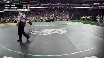 D4-106 lbs Quarterfinal - Mason Thurber, Springport vs Jayden Goupil, Whittemore-Prescott