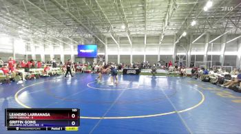 165 lbs Placement Matches (8 Team) - Leandro Larranaga, South Carolina vs Griffin Goins, Oklahoma Outlaws Red