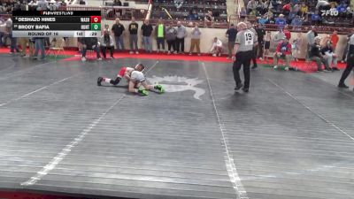 75_B lbs Round Of 16 - Deshazo Hines, Washington vs Brody Bafia, Huntingdon