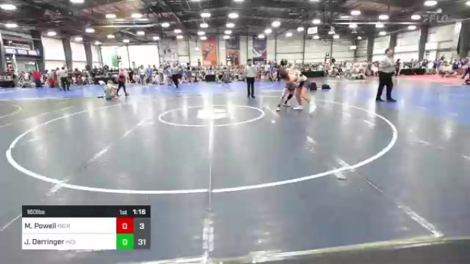 160 lbs Rr Rnd 2 - Mikaya Powell, Patriot USA Wrestling Club vs Jesse ...