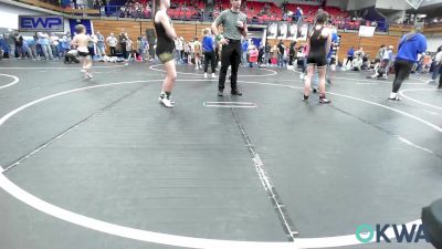 125 lbs Rr Rnd 3 - Swayze Lang, Choctaw Ironman vs Emily Melvin, Woodward Youth Wrestling