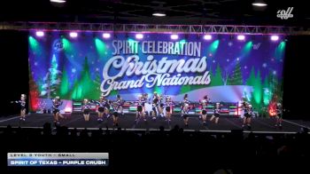 Spirit of Texas - Purple Crush [2025 L3 Youth - Small] 2025 Spirit Celebration Christmas Grand Nationals