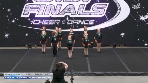 Iowa Elite Cheer of MN - WARRIORS [2026 L1.1 Youth - PREP - Small Day 1] 2026 The U.S. Finals Des Moines