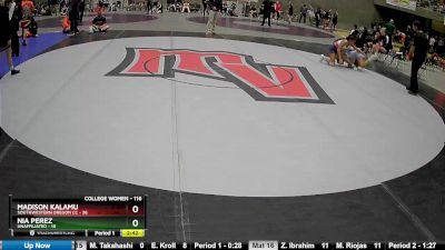 116 lbs Round 3 - Nia Perez, Unaffiliated vs Madison Kalamu, Southwestern Oregon CC