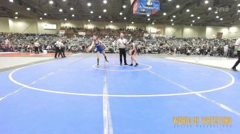 100 lbs Round Of 16 - Maliah Poueu Ramos, Outlaw Wrestling Club vs Kara-lynn Dover, Roundtree Wrestling Academy