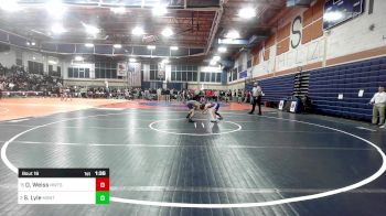 113 lbs Round Of 16 - Oliver Weiss, Newton South vs Sean Lyle, Montachusett