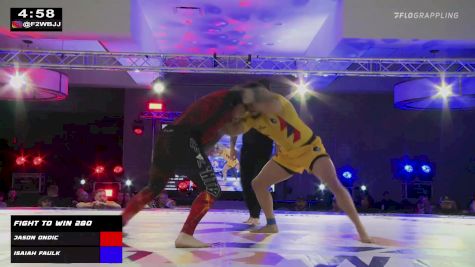 Isaiah Faulk vs Jason Ondic 2025 Fight to Win 280