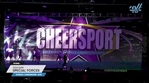 CDX Elite - Special Forces [2023 CheerABILITIES - Elite] 2023 CHEERSPORT National All Star Cheerleading Championship