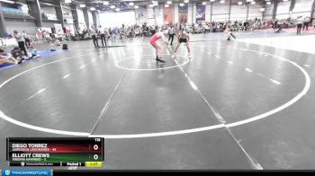 115 lbs Rd# 1 9:00am Friday - Diego Torrez, Agression Legionaries vs Elliott Crews, Virginia Hammers