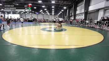 75 lbs Rr Rnd 2 - Hayden Hazi, Quest School Of Wrestling MS - MS vs Jacob Wenrich, 4M Power - MS