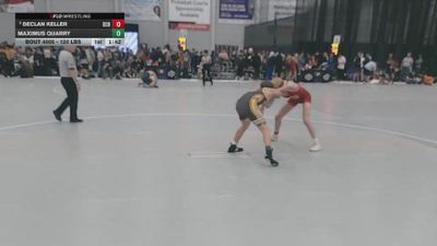 120 lbs Champ. Rd Of 32 - Declan Keller, Dodge City Highschool vs Maximus Quarry