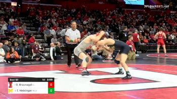 165 lbs Consolation - Danny Braunagel, Illinois vs Tyler Meisinger, Michigan