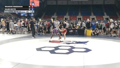 106 lbs Cons. Rd Of 16 - Brandon Henderson, Oregon vs Kaleb Whyte, Connecticut
