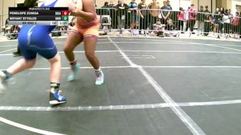 120 lbs Rr Rnd 2 - Penelope Zuniga, Socal Grappling vs Bryant Stygles, Havre WC