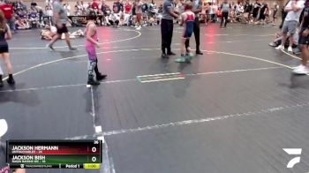 65 lbs Finals (8 Team) - Jackson Hermann, Untouchables vs Jackson Bish, Ragin Raisins WC
