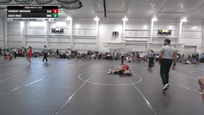88 lbs Round 3 (8 Team) - Jace Diaz, Contenders WA Green vs Forest Brooks, 84 Athletes