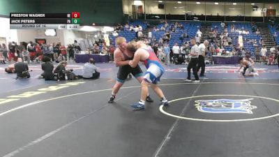 285 lbs Round Of 16 - Preston Wagner, NE vs Jack Peters, PA