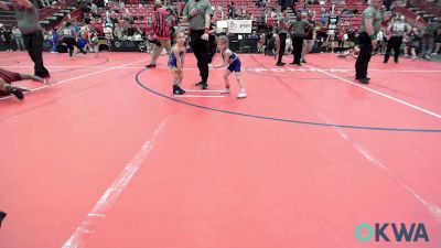 37 lbs Rr Rnd 4 - Charlie Hepler, Team Tulsa Wrestling Club vs Payslinn Anson, Newkirk Takedown Club