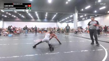 72 lbs Round 3 (8 Team) - Lane Meyer, Backyard Brawlers Red vs Ryatt Cavazos, Top Rank
