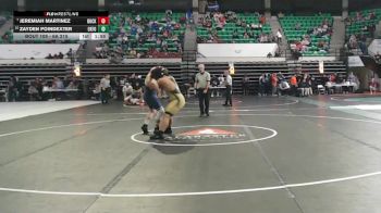 6A 215 lbs Champ. Round 2 - Jeremiah Martinez, Buckhorn vs Zayden Poindexter, Oxford