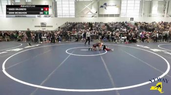 88 lbs Semifinal - Enzo Diloreto, Xtreme Wrestling vs Odin McMahon, Quaker Wrestling Club