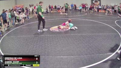 38 lbs Champ. Round 1 - Jeremiah De Luna, Jet Wrestling Club vs Gabriel Sharp, Reverence Wrestling Club