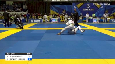 MATHEUS OLIVEIRA DINIZ vs OTAVIO FERREIRA DE SOUSA 2021 World Jiu-Jitsu IBJJF Championship