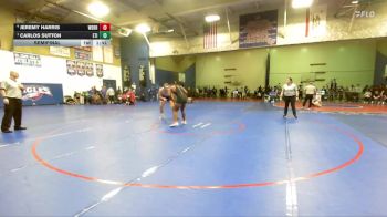 285 lbs Semifinal - Carlos Sutton, Etiwanda vs Jeremy Harris, Woodbridge